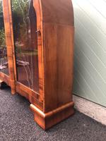 Art Deco Figured Walnut Display Cabinet (10 of 10) Art Deco Figured Walnut Display Cabinet (10 of 10)