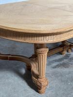 Huge Bleached Oak French Extending Dining Table (9 of 24) Huge Bleached Oak French Extending Dining Table (9 of 24)