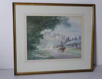 Painting Bamburgh Castle Frank Wood