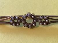 Edwardian 15ct Gold & Seed Pearl Bar Brooch (4 of 7) Edwardian 15ct Gold & Seed Pearl Bar Brooch (4 of 7)