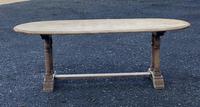 French Bleached Oak Farmhouse Refectory Dining Table (9 of 18) French Bleached Oak Farmhouse Refectory Dining Table (9 of 18)