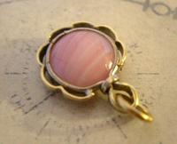 Antique Pocket Watch Chain Fob 1890s Victorian Gilt & Pink Stone Dainty Fob (4 of 7) Antique Pocket Watch Chain Fob 1890s Victorian Gilt & Pink Stone Dainty Fob (4 of 7)