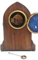 Fantastic French Inlaid Lancet Mantel Clock Multi Wood inlay 8 Day Striking Mantle Clock (3 of 10) Fantastic French Inlaid Lancet Mantel Clock Multi Wood inlay 8 Day Striking Mantle Clock (3 of 10)