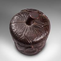 Small Antique Lidded Pot, Oriental, Chinese Elm, Carved Treen, Victorian, C.1900 (9 of 12) Small Antique Lidded Pot, Oriental, Chinese Elm, Carved Treen, Victorian, C.1900 (9 of 12)