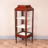 Pagoda Topped Edwardian Inlaid Mahogany Display Cabinet (13 of 14) Pagoda Topped Edwardian Inlaid Mahogany Display Cabinet (13 of 14)