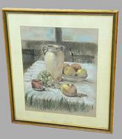 'Refreshments' by Franco Matania Pastel & Charcoal