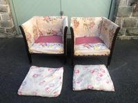 Pair of Antique English Upholstered Chairs (11 of 12) Pair of Antique English Upholstered Chairs (11 of 12)