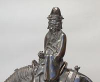 19th Century Chinese Bronze Figure Zhang Guolao on an Ass (2 of 11) 19th Century Chinese Bronze Figure Zhang Guolao on an Ass (2 of 11)