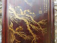 Impressive Pair of Chinese Chinoiserie Lacquered Panels (9 of 10) Impressive Pair of Chinese Chinoiserie Lacquered Panels (9 of 10)