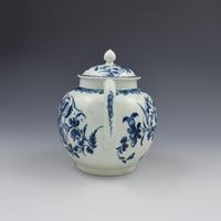 Large First Period Worcester Porcelain Mansfield Pattern Teapot c.1775 (10 of 15) Large First Period Worcester Porcelain Mansfield Pattern Teapot c.1775 (10 of 15)