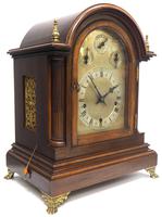 Mahogany & Bevelled Glass W&H Mantel Clock Dual Chiming Musical Bracket Clock Chiming on 9 Coiled Gongs (3 of 17) Mahogany & Bevelled Glass W&H Mantel Clock Dual Chiming Musical Bracket Clock Chiming on 9 Coiled Gongs (3 of 17)