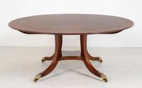 Mahogany Regency Style Circular Dining Table (8 of 8) Mahogany Regency Style Circular Dining Table (8 of 8)