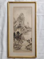 Three Japanese original ink/ watercolour lanscape paintings circa mid. 20th Century (2 of 20) Three Japanese original ink/ watercolour lanscape paintings circa mid. 20th Century (2 of 20)