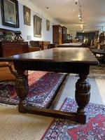 Oak refectory table baluster legs (4 of 7) Oak refectory table baluster legs (4 of 7)