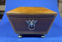 Regency Sarcophagus Mahogany Box with Shell Inlay. (10 of 12) Regency Sarcophagus Mahogany Box with Shell Inlay. (10 of 12)