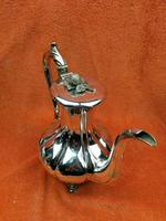 Antique Pumpkin Shaped Silver Plated Coffee Water Tea Pot c.1830 (2 of 13) Antique Pumpkin Shaped Silver Plated Coffee Water Tea Pot c.1830 (2 of 13)