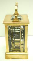 Good Antique French 8-day Carriage Clock Bevelled Case Large Dial & Carry Handle (12 of 13) Good Antique French 8-day Carriage Clock Bevelled Case Large Dial & Carry Handle (12 of 13)