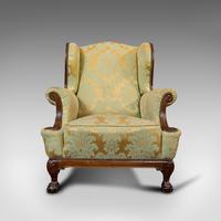 Antique Wing-Back Armchair, English, Lounge, Fireside, Seat, Edwardian c.1910 (10 of 12) Antique Wing-Back Armchair, English, Lounge, Fireside, Seat, Edwardian c.1910 (10 of 12)