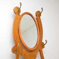 Antique Art Nouveau Light Oak Hall Stand (4 of 8) Antique Art Nouveau Light Oak Hall Stand (4 of 8)