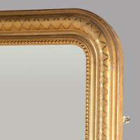 English 19th Century Gilt Framed Overmantle Mirror (2 of 3) English 19th Century Gilt Framed Overmantle Mirror (2 of 3)