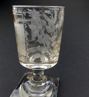 Good Georgian Sunderland Bridge Commemorative Glass Rummer c.1800 (4 of 8) Good Georgian Sunderland Bridge Commemorative Glass Rummer c.1800 (4 of 8)