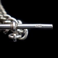 Birmingham 1922 Sterling Silver Double Albert Watch Chain Necklace (4 of 10) Birmingham 1922 Sterling Silver Double Albert Watch Chain Necklace (4 of 10)