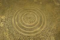 Large Asian Round Brass Table Top Tray (2 of 5) Large Asian Round Brass Table Top Tray (2 of 5)