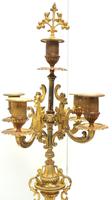Superb Antique French Ormolu Mantel Candelabra Clock Set Embossed Decoration Finial 8 Day Striking (4 of 15) Superb Antique French Ormolu Mantel Candelabra Clock Set Embossed Decoration Finial 8 Day Striking (4 of 15)
