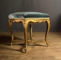 Beautiful French Giltwood Dressing Table Stool (10 of 12) Beautiful French Giltwood Dressing Table Stool (10 of 12)
