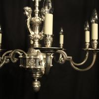 French Silver Gilded Cherub 8 Light Antique Chandelier (8 of 10) French Silver Gilded Cherub 8 Light Antique Chandelier (8 of 10)