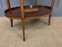 Edwardian Inlaid Mahogany 2 Tier Table (7 of 10) Edwardian Inlaid Mahogany 2 Tier Table (7 of 10)