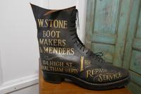 Edwardian Shoe Shop or Cobblers Trade Sign, Leather Boot Display Model (5 of 11) Edwardian Shoe Shop or Cobblers Trade Sign, Leather Boot Display Model (5 of 11)