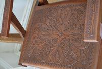 Peruvian Tooled Saddle Leather Folding Armchair (10 of 13) Peruvian Tooled Saddle Leather Folding Armchair (10 of 13)