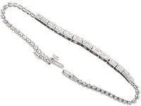 5.13ct Diamond, 14ct & 9ct White Gold Bracelet - Antique c.1910 (7 of 12) 5.13ct Diamond, 14ct & 9ct White Gold Bracelet - Antique c.1910 (7 of 12)