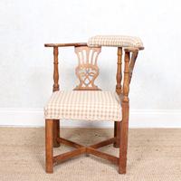Georgian Corner Elbow Chair Beech (2 of 10) Georgian Corner Elbow Chair Beech (2 of 10)