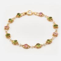 Antique Edwardian Pink Tourmaline Pearl and Peridot Bracelet Circa 1900’s (8 of 8) Antique Edwardian Pink Tourmaline Pearl and Peridot Bracelet Circa 1900’s (8 of 8)
