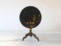 19th Century Napoleon III Chinoiserie Tilt-Top Occasional Table (2 of 8) 19th Century Napoleon III Chinoiserie Tilt-Top Occasional Table (2 of 8)
