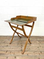 Antique Oak Folding Campaign Desk (2 of 10) Antique Oak Folding Campaign Desk (2 of 10)