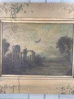 Antique Georgian or Early Victorian Landscape Oil Painting of Ruined Castle by John Wilson Ewbank 1 of 2 (3 of 9) Antique Georgian or Early Victorian Landscape Oil Painting of Ruined Castle by John Wilson Ewbank 1 of 2 (3 of 9)