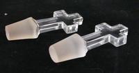 Pair of Glass 'holy water' or Communion Wine Church Jugs with Cross Stoppers (3 of 7) Pair of Glass 'holy water' or Communion Wine Church Jugs with Cross Stoppers (3 of 7)
