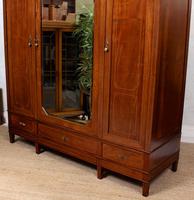 French Triple Wardrobe 19th Century Mahogany Mirrored (6 of 12) French Triple Wardrobe 19th Century Mahogany Mirrored (6 of 12)
