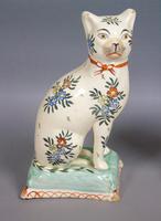 Pretty Pair of Early Victorian Staffordshire Cats on Cushions (3 of 12) Pretty Pair of Early Victorian Staffordshire Cats on Cushions (3 of 12)