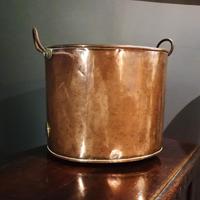 Antique Copper Coal Bucket of Oval Form with Handles (6 of 7) Antique Copper Coal Bucket of Oval Form with Handles (6 of 7)