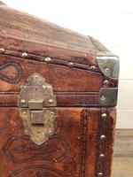 Large Leather Bound Dome Top Trunk (15 of 15) Large Leather Bound Dome Top Trunk (15 of 15)