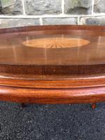 Edwardian Inlaid Mahogany Tray Top Coffee Table (2 of 7) Edwardian Inlaid Mahogany Tray Top Coffee Table (2 of 7)