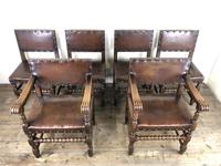 Set of Six Oak & Leather Dining Chairs (3 of 23) Set of Six Oak & Leather Dining Chairs (3 of 23)