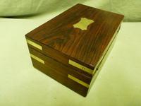 Inlaid Rosewood Jewellery – Trinket Box. C1850 (9 of 10) Inlaid Rosewood Jewellery – Trinket Box. C1850 (9 of 10)