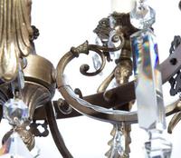 Antique Bronze French Figural 5 Light Chandelier (7 of 7) Antique Bronze French Figural 5 Light Chandelier (7 of 7)