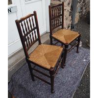Good Pair of Country Spindle Back Chairs (6 of 6) Good Pair of Country Spindle Back Chairs (6 of 6)
