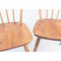 Pair of Ercol Windsor Chairs with Blue Legs (5 of 7) Pair of Ercol Windsor Chairs with Blue Legs (5 of 7)